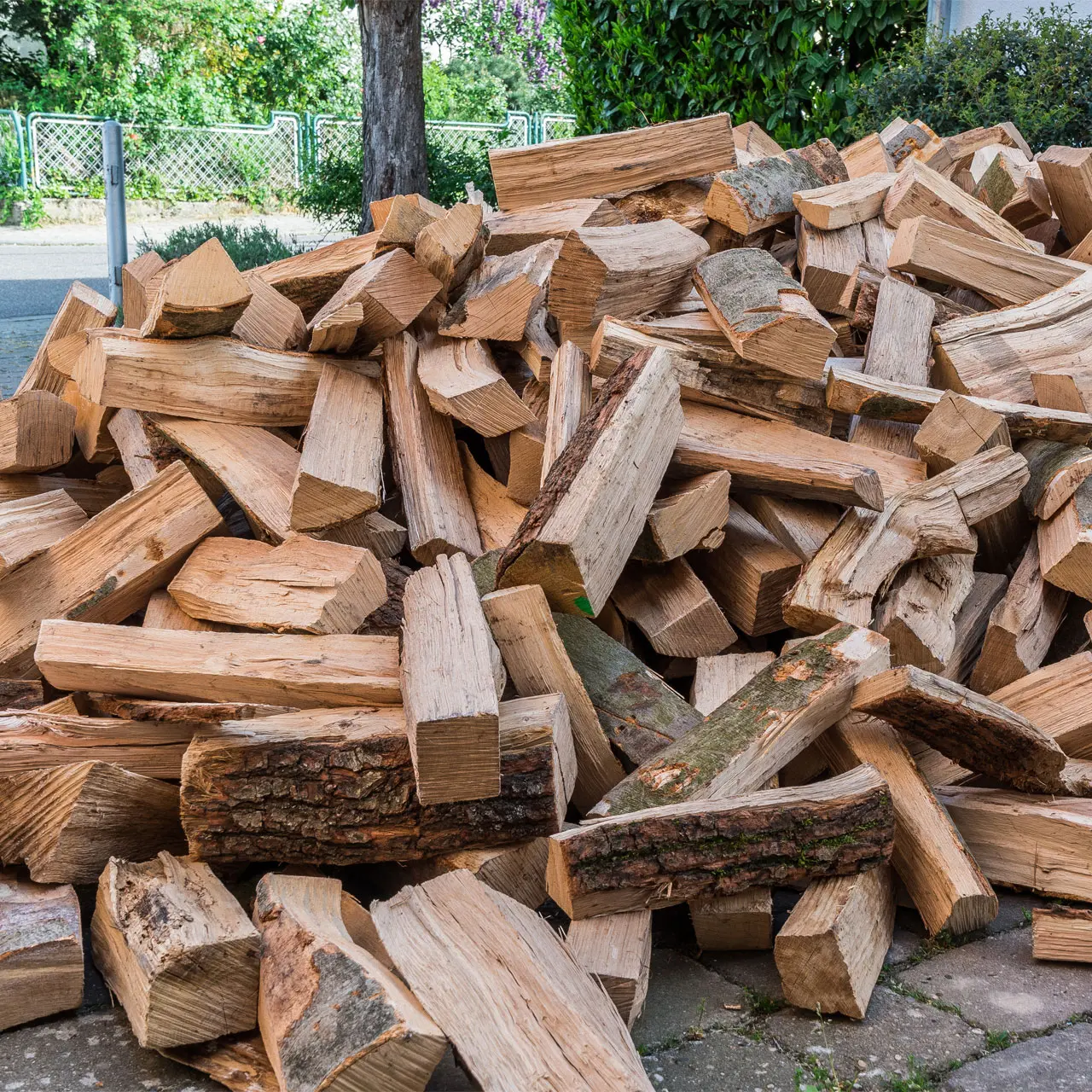 Bois de chauffage en vrac